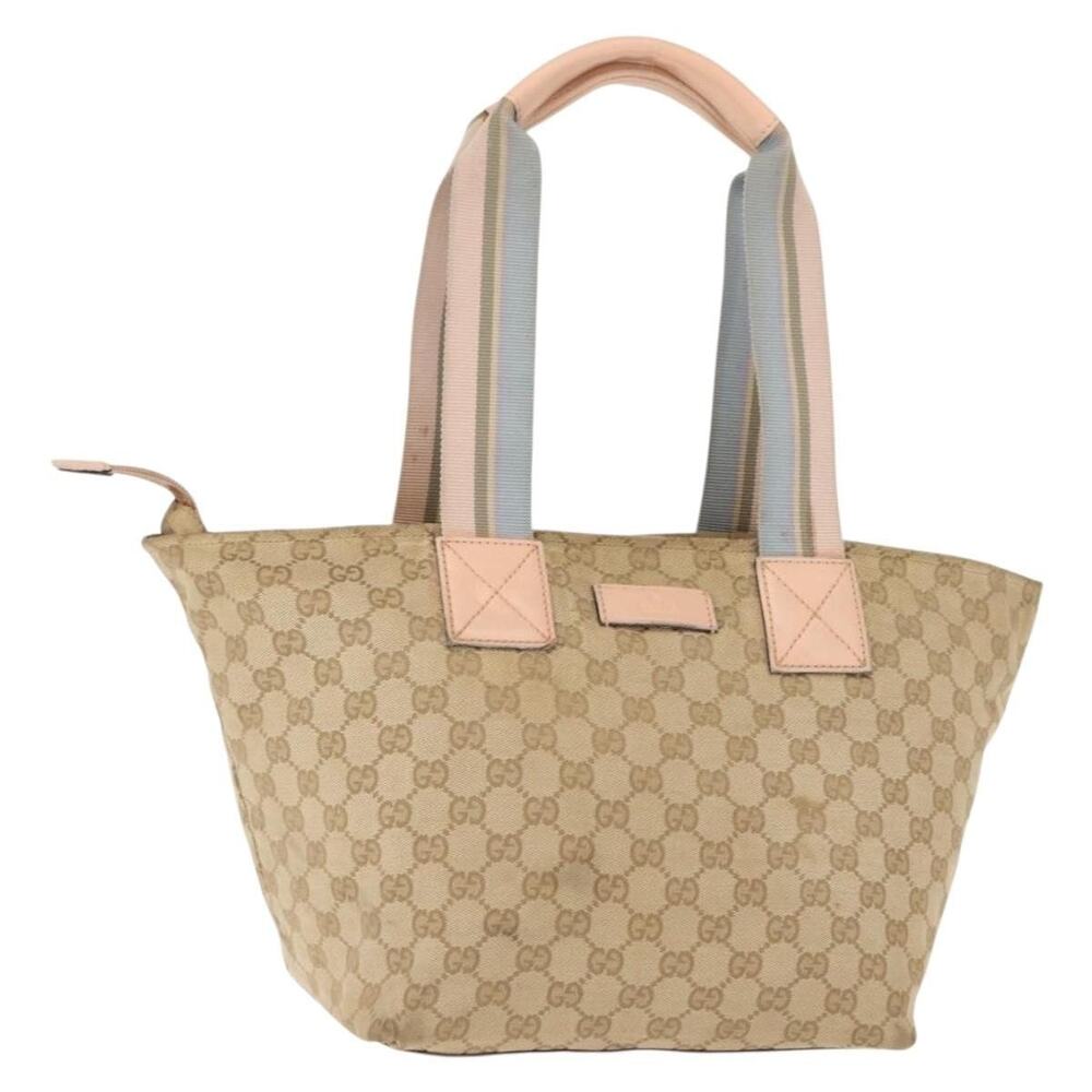 Gucci GG Canvas Tote Bag Beige